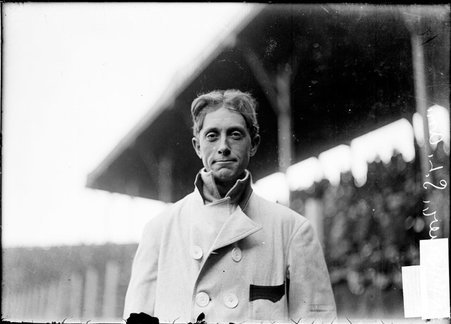 St. Louis Browns baseball player Art Weaver, standing on the field at South Side Park - Chicago Daily News, Inc.
