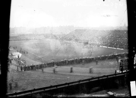 Marshall Field during a University of Chicago and University of Minnesota game - Chicago Daily News, Inc.