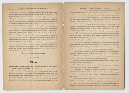 Official Catalog of Exhibits on the Midway Plaisance, World's Columbian Exposition - unknown