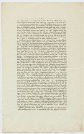 Treaty of Greenville with appendix, 1794 Jan. 13-Aug. 3, 1795.