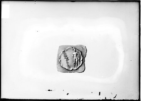 Wrestling, medal resting on a light colored background - Chicago Daily News, Inc.