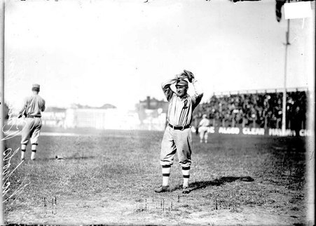 Baseball player, Charlie Nichols, Philadelphia Athletics, winding up to throw - Chicago Daily News, Inc.