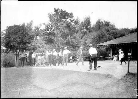 Golfers, C. T. Woods and A. Stauffer - Chicago Daily News, Inc.