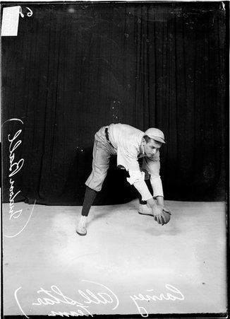 Indoor baseball player, Carney, Indoor All Stars team - Chicago Daily News, Inc.