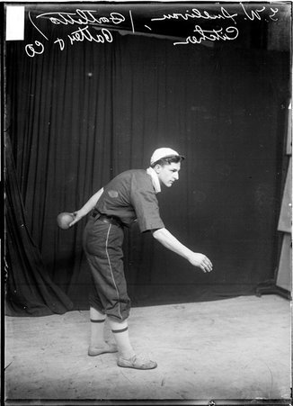 Indoor baseball player, W. Sullivan, Bartlet Patten & Co. team - Chicago Daily News, Inc.