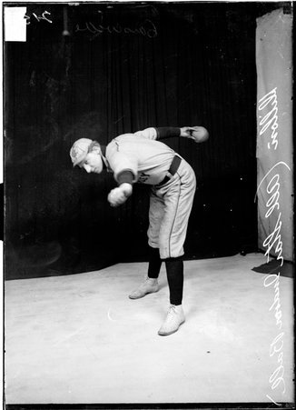 Indoor baseball player, Dillon, Indoor All Stars - Chicago Daily News, Inc.