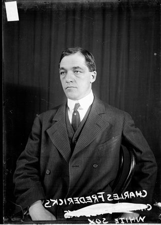 Baseball player, Charles Fredericks, Chicago White Sox, image B - Chicago Daily News, Inc.