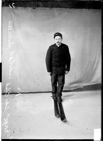 Skier, Adolph Swensen, Norge Ski Club - Chicago Daily News, Inc.