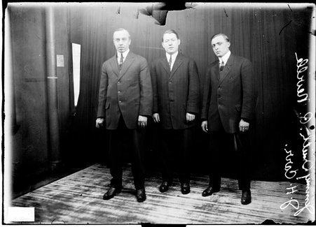 Bowlers, Jimmy Smith of New York, R. Neville, and J. H. Carr - Chicago Daily News, Inc.