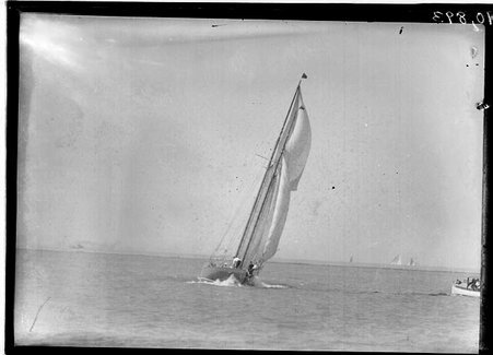 Sailboats on Lake Michigan - Chicago Daily News, Inc.