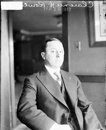 Baseball player, White Sox, C. Rowland sitting in room facing slightly away from camera - Chicago Daily News, Inc.