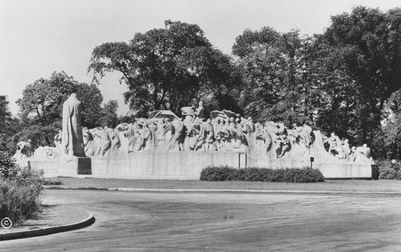 Lorado Taft's Fountain of Time, Washington Park - Childs, Charles R.