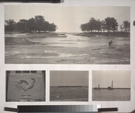 Site of World's Columbian Exposition during construction - Arnold, C. D.