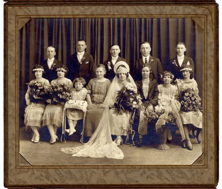 Polish American wedding party - Pulaski Photo Art Studio