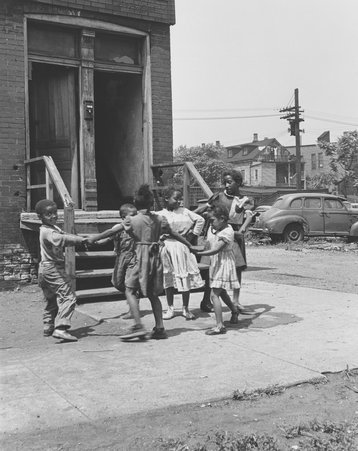 Little Sally Walker Children hold hands in circle - Mead, Mildred