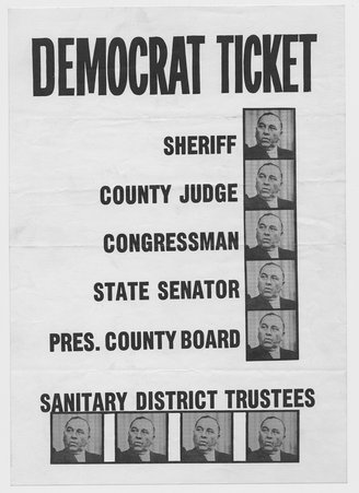 Broadside protesting Richard J. Daley