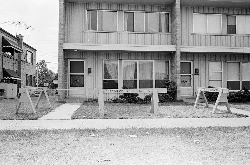 Views of the town homes where Richard Speck murdered eight student nurses - John Jaqua for Chicago Sun-Times