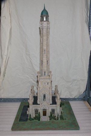 Model of Chicago Water Tower - Petty, Rex