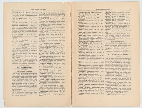 Hull House Bulletin,