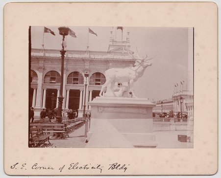 Sculpture of Elk by Alexander Phimister Proctor, World's Columbian Exposition - Unknown