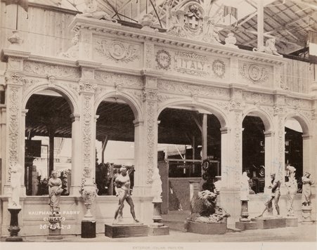 Italian Pavilion in the Manufactures and Liberal Arts Building, World's Columbian Exposition - Unknown