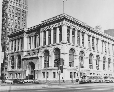Southeast corner of Chicago Public Library - Eudell Greene