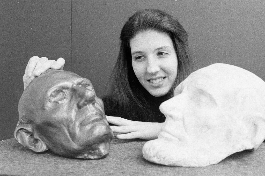 Two masks of Abraham Lincoln's face are now on display at the Chicago Historical Society - Jerry Tomaselli for Chicago Sun-Times