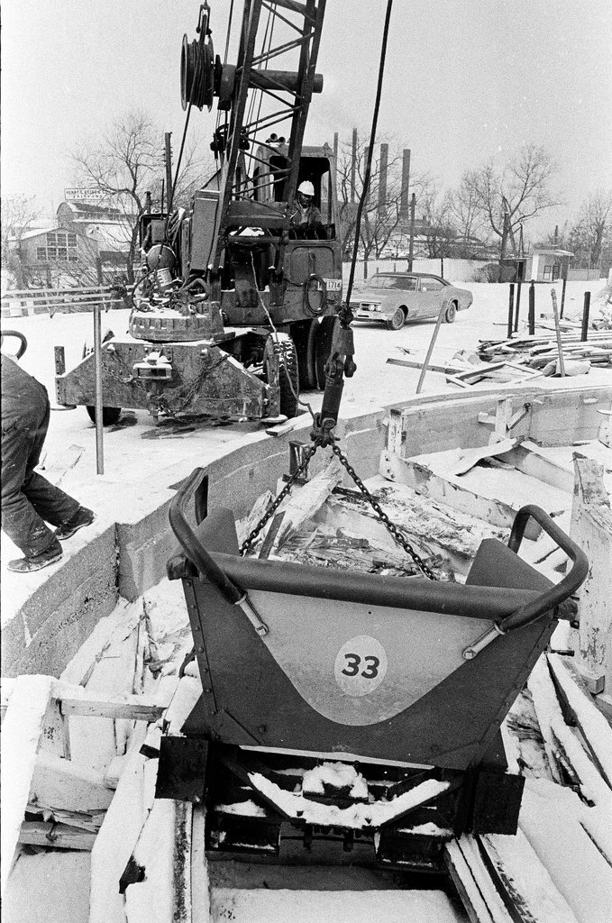Roller coaster at Riverview Park being dismantled - Chicago Sun-Times