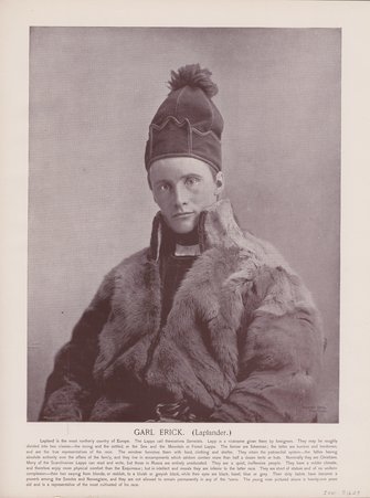 Portrait of Garl Erick (Laplander), World's Columbian Exposition - Place B. Coover