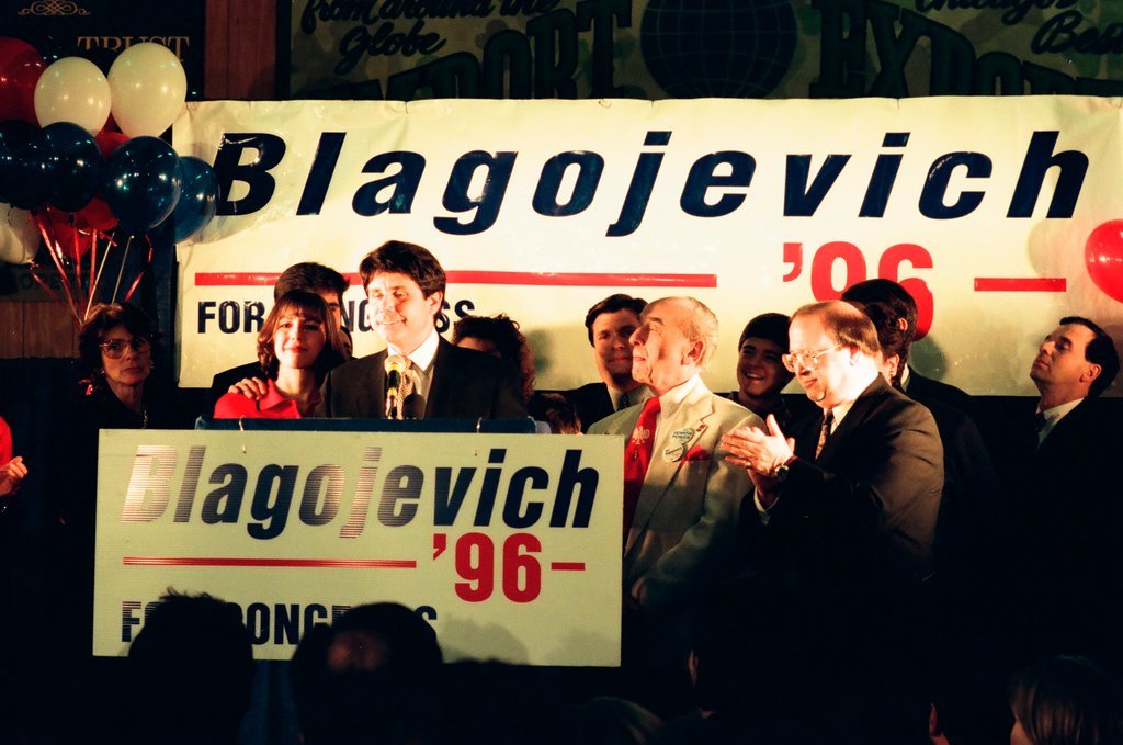 Rod Blagojevich at election night headquarters - Chicago Sun-Times