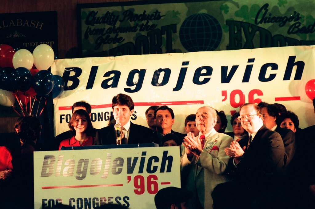Rod Blagojevich at election night headquarters - Chicago Sun-Times