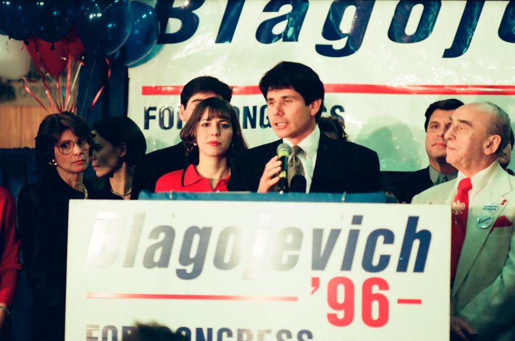 Rod Blagojevich at election night headquarters - Chicago Sun-Times