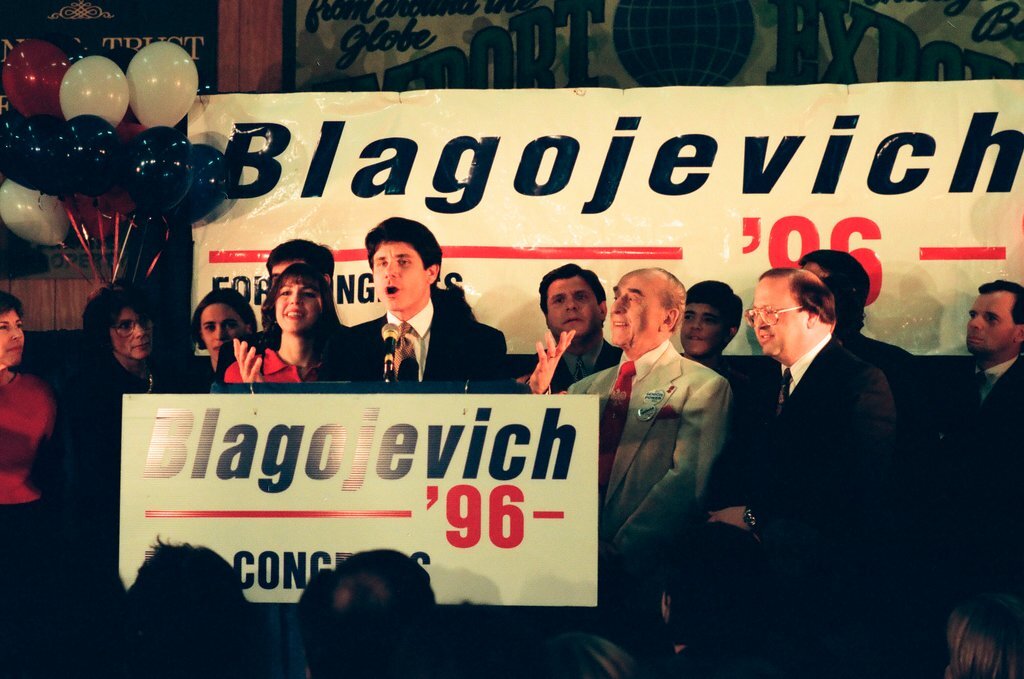 Rod Blagojevich at election night headquarters - Chicago Sun-Times