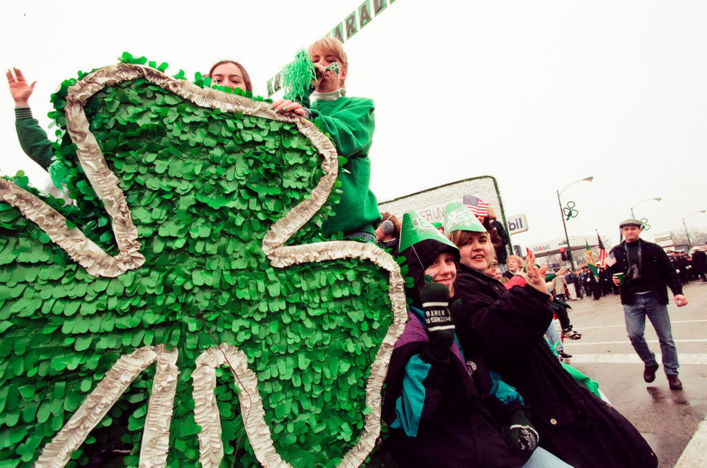Pat Buchanan in parade - Chicago Sun-Times