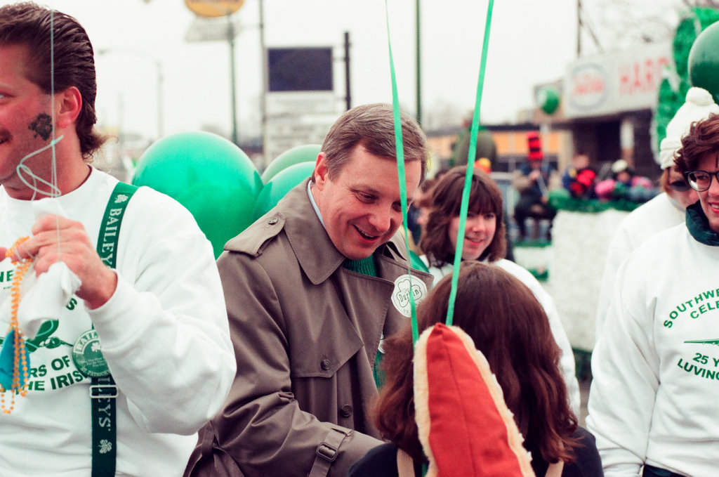 Pat Buchanan in parade - Chicago Sun-Times