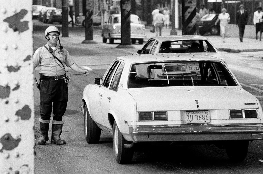 Traffic at Wacker and Wells - Chicago Sun-Times