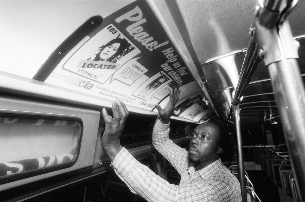 New posters on CTA buses - Chicago Sun-Times