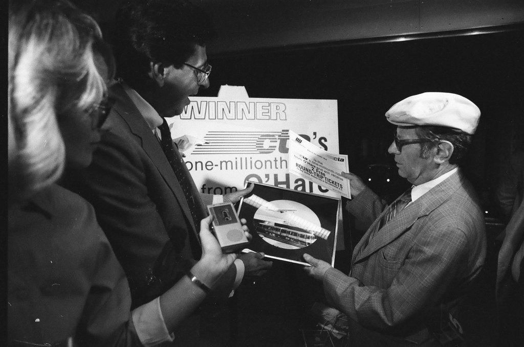 One-millionth O'Hare CTA passenger - Chicago Sun-Times
