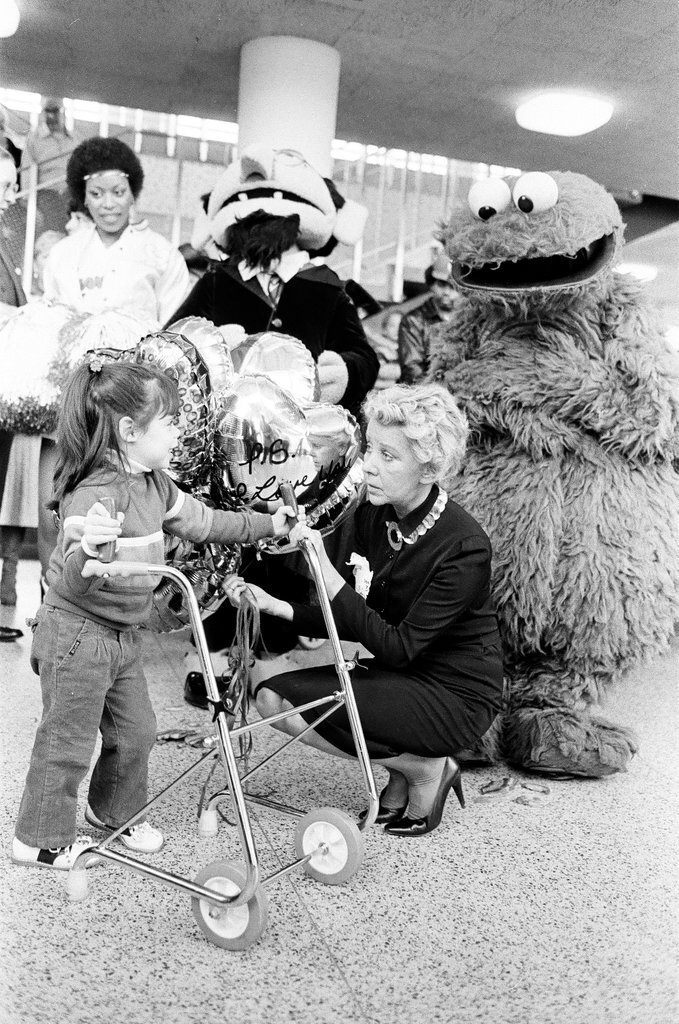 Sesame Street characters at Meigs Field - Chicago Sun-Times