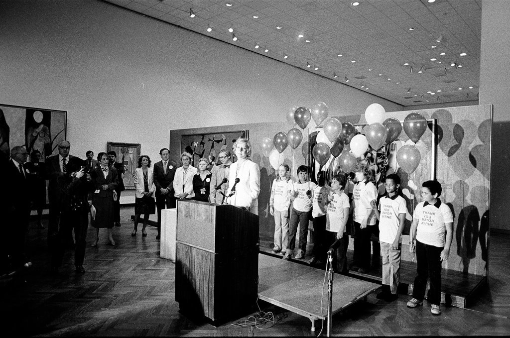 Jane Byrne at Art Institute - Chicago Sun-Times