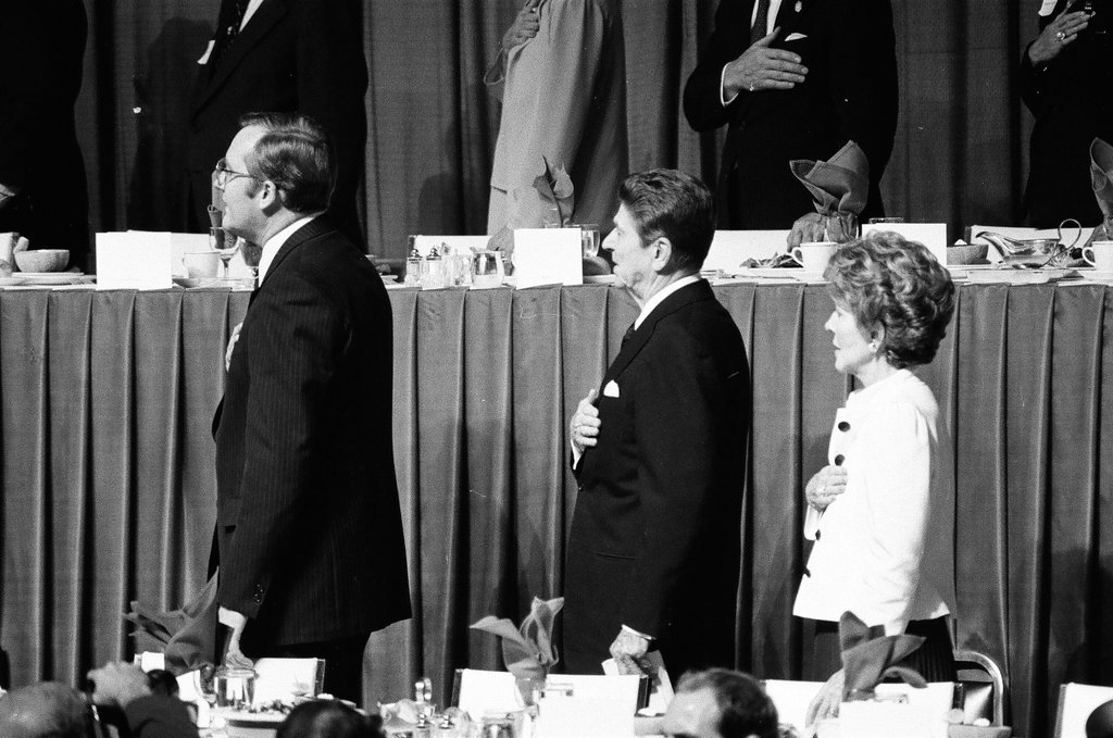 Reagan at Governor Thompson fundraiser - Chicago Sun-Times