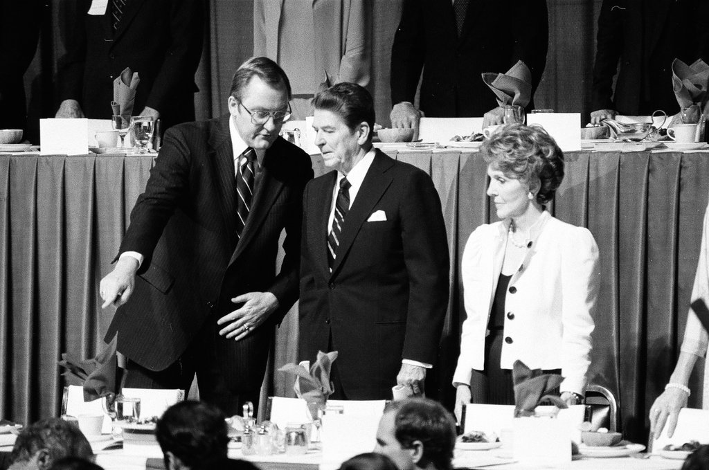 Reagan at Governor Thompson fundraiser - Chicago Sun-Times