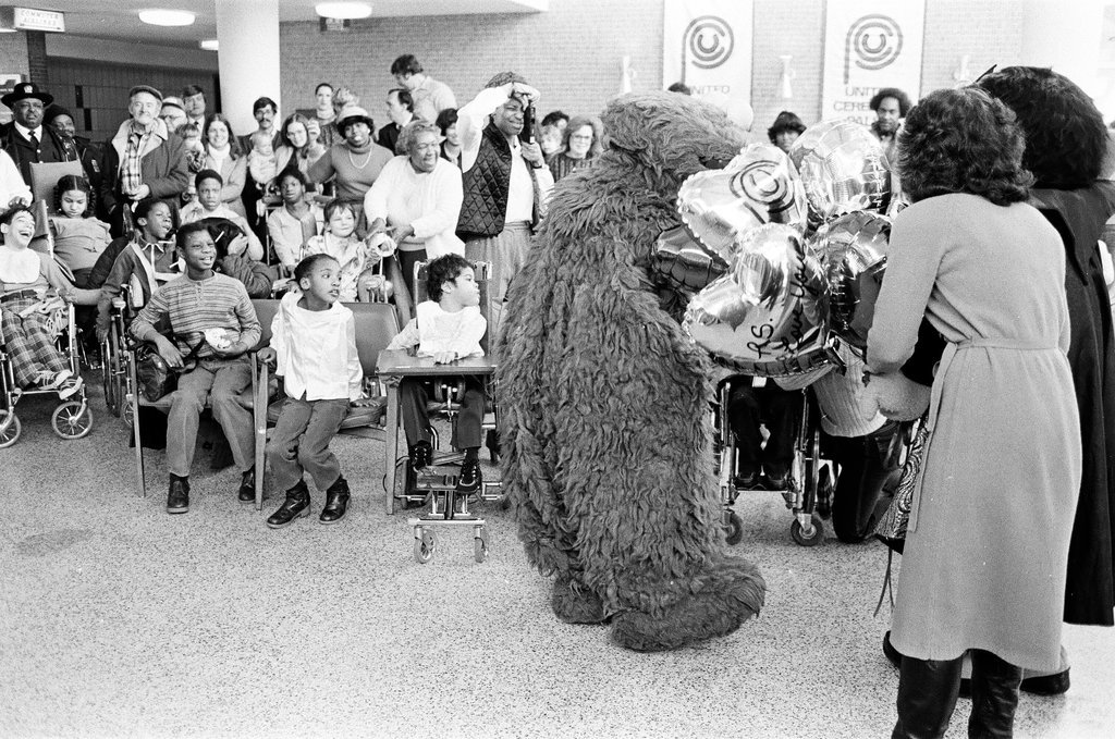 Sesame Street characters at Meigs Field - Chicago Sun-Times