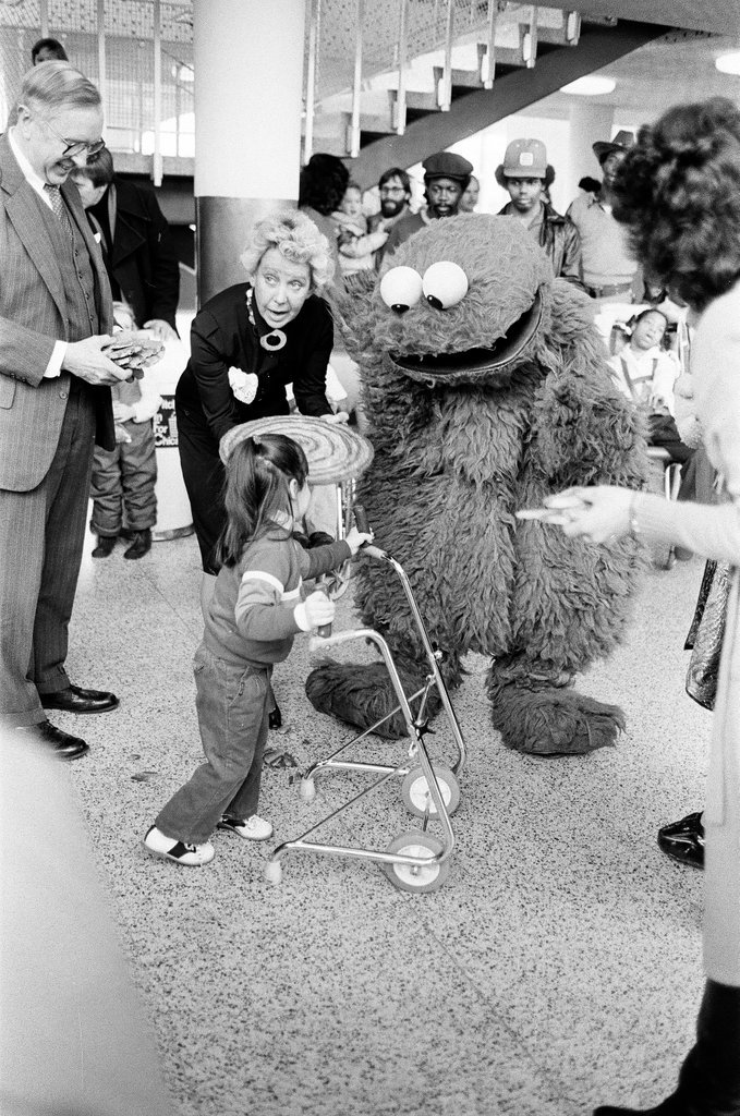 Sesame Street characters at Meigs Field - Chicago Sun-Times