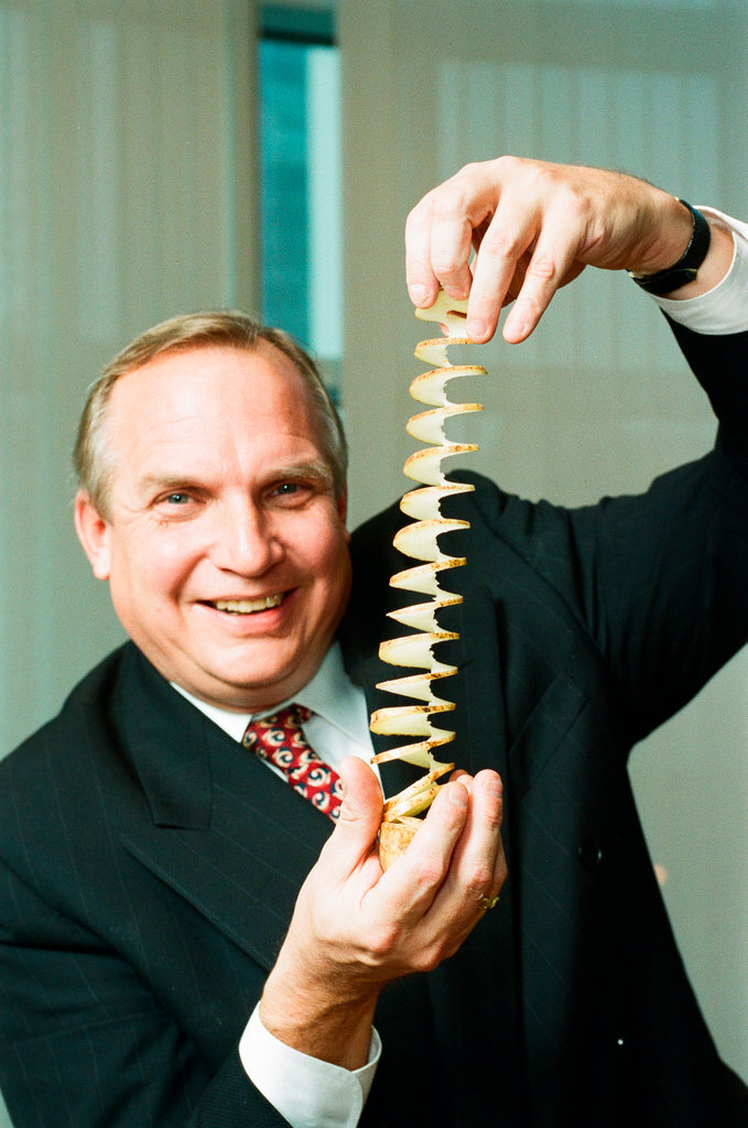 Tim Samuelson and Popeil gadgets - Chicago Sun-Times