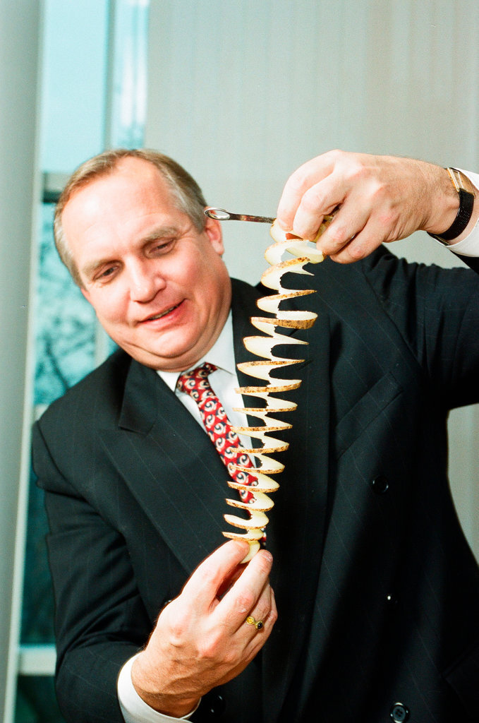 Tim Samuelson and Popeil gadgets - Chicago Sun-Times