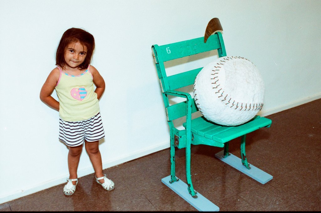 Comiskey Park chair art - Chicago Sun-Times