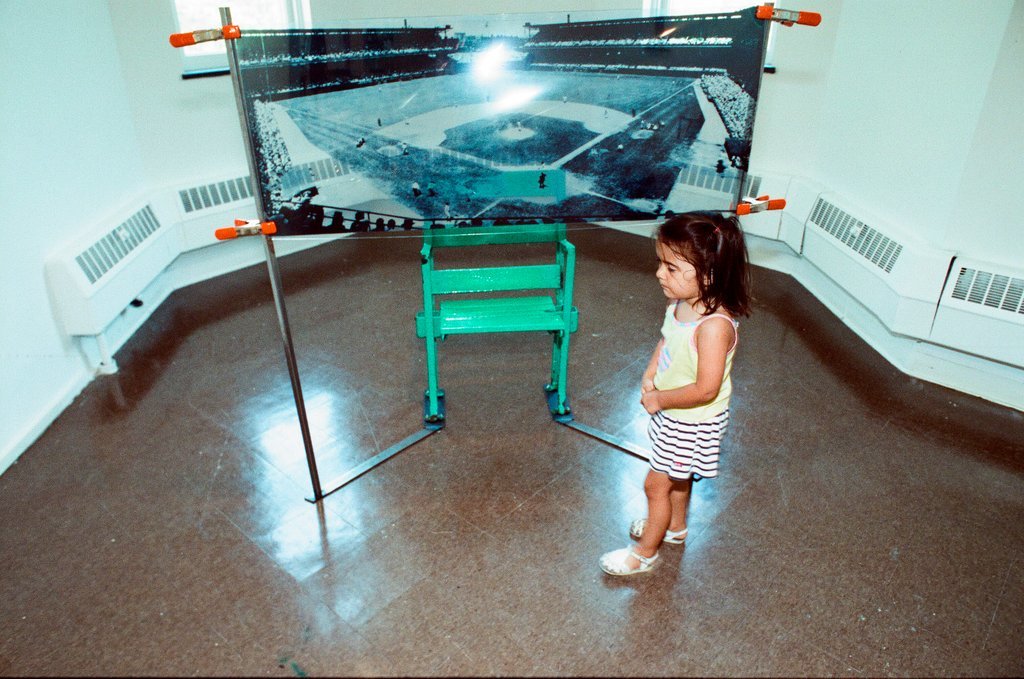 Comiskey Park chair art - Chicago Sun-Times