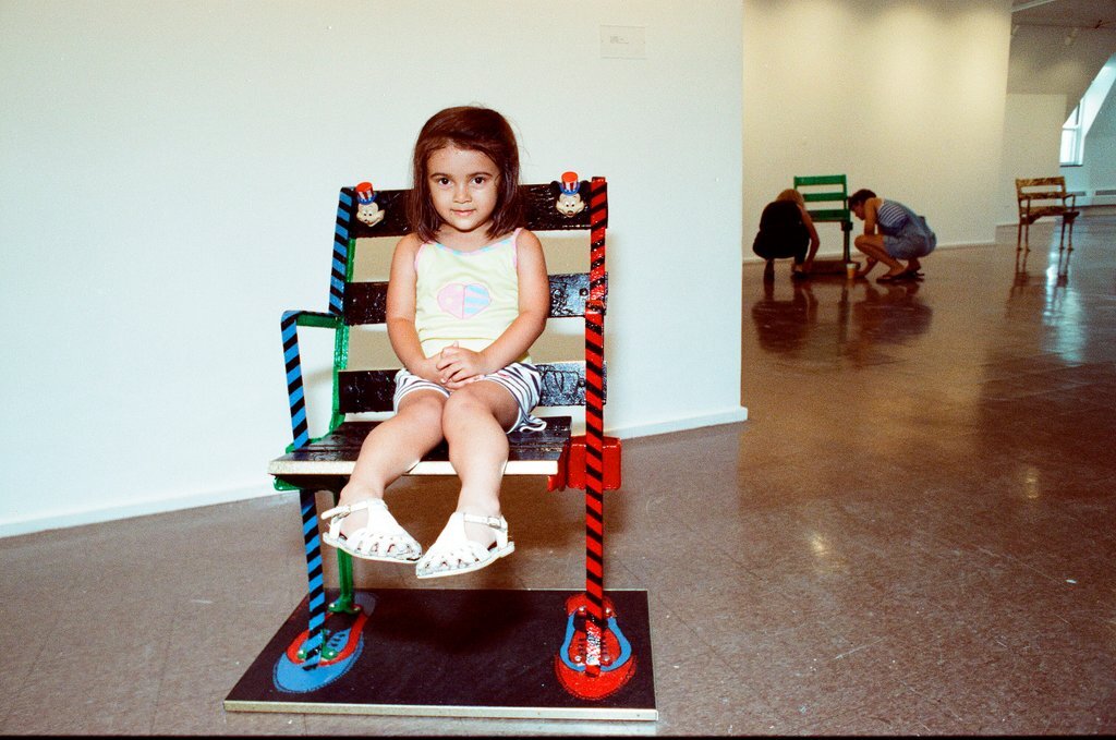 Comiskey Park chair art - Chicago Sun-Times