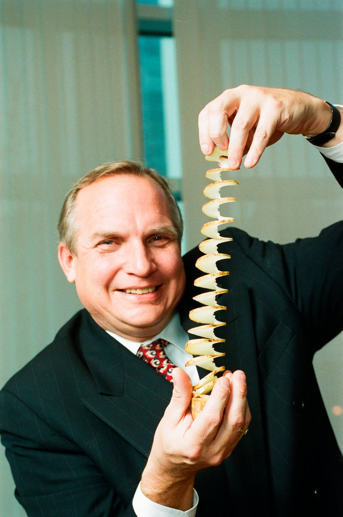 Tim Samuelson and Popeil gadgets - Chicago Sun-Times